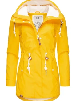 Ragwear Damen Regenmantel - Monadis Rainy Intl. in gelb