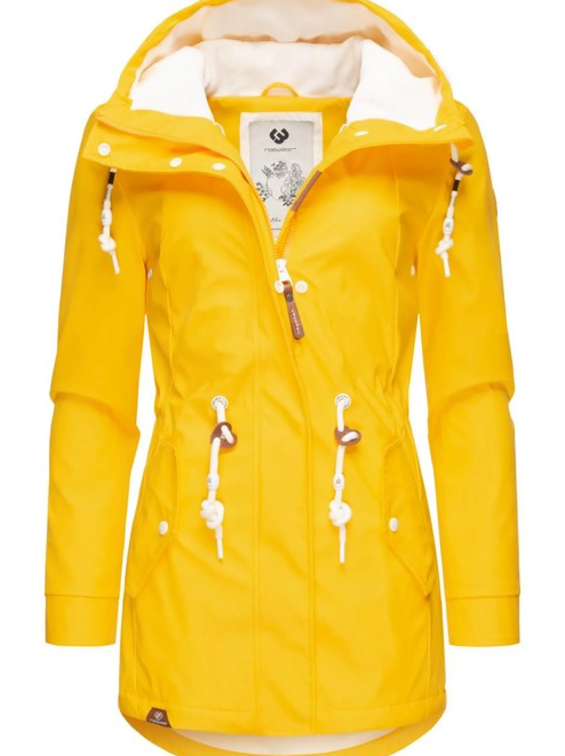 Ragwear Damen Regenmantel - Monadis Rainy Intl. in gelb