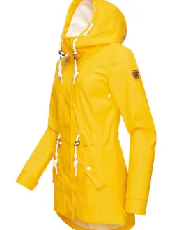 Ragwear Damen Regenmantel - Monadis Rainy Intl. in gelb