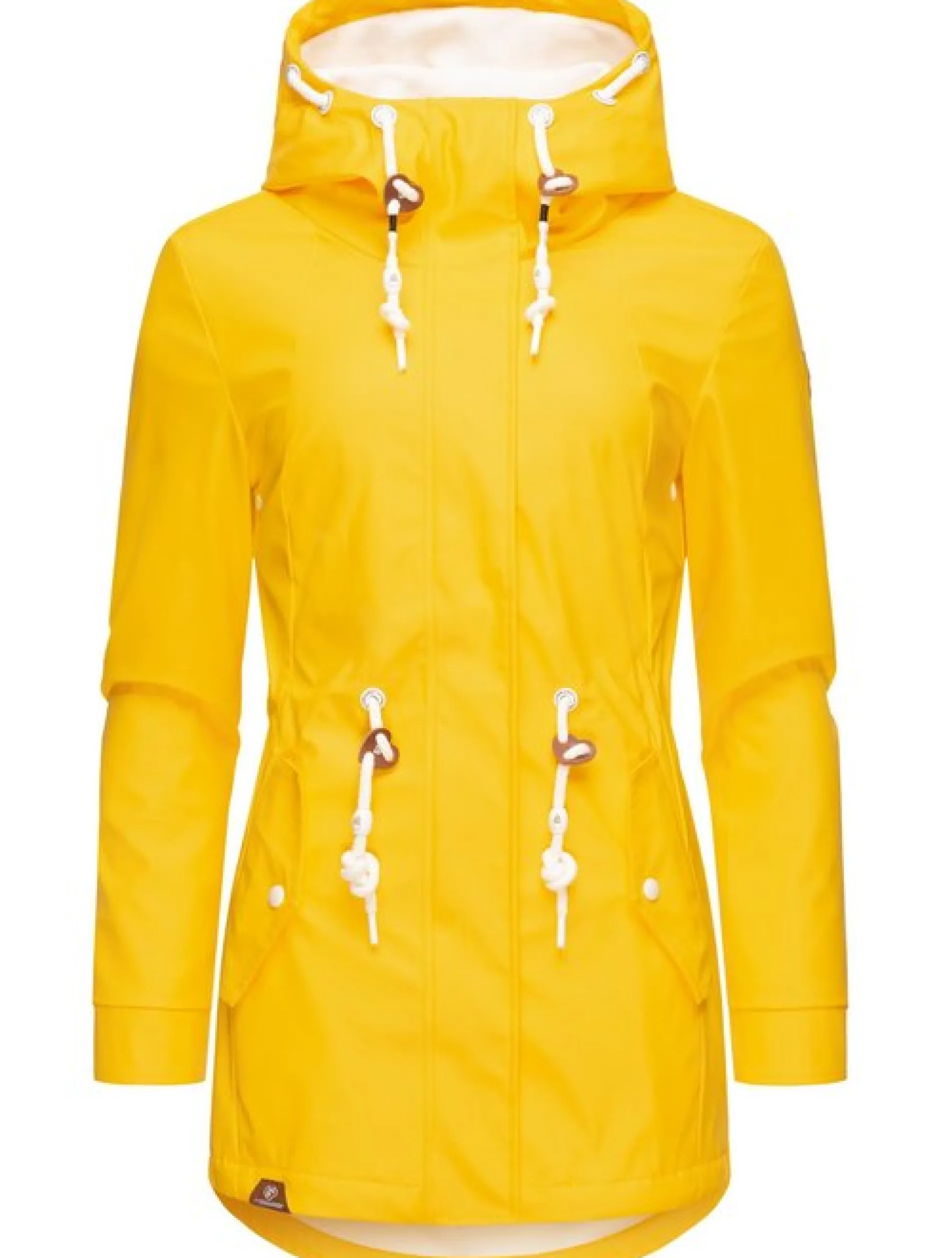 Ragwear Damen Regenmantel - Monadis Rainy Intl. in gelb