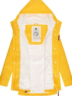 Ragwear Damen Regenmantel - Monadis Rainy Intl. in gelb