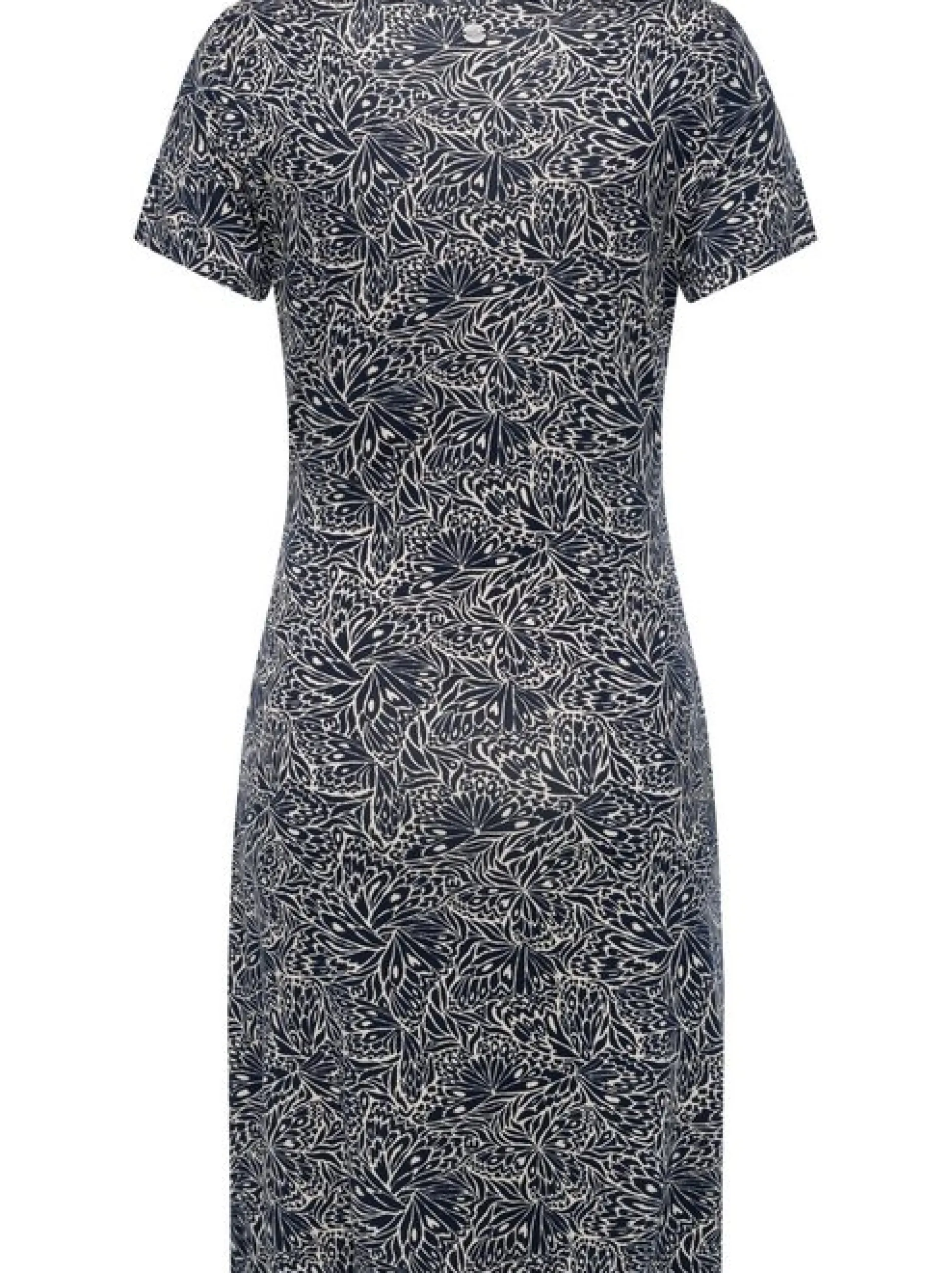 Ragwear Damen Shirtkleid - Knotta Print in marine