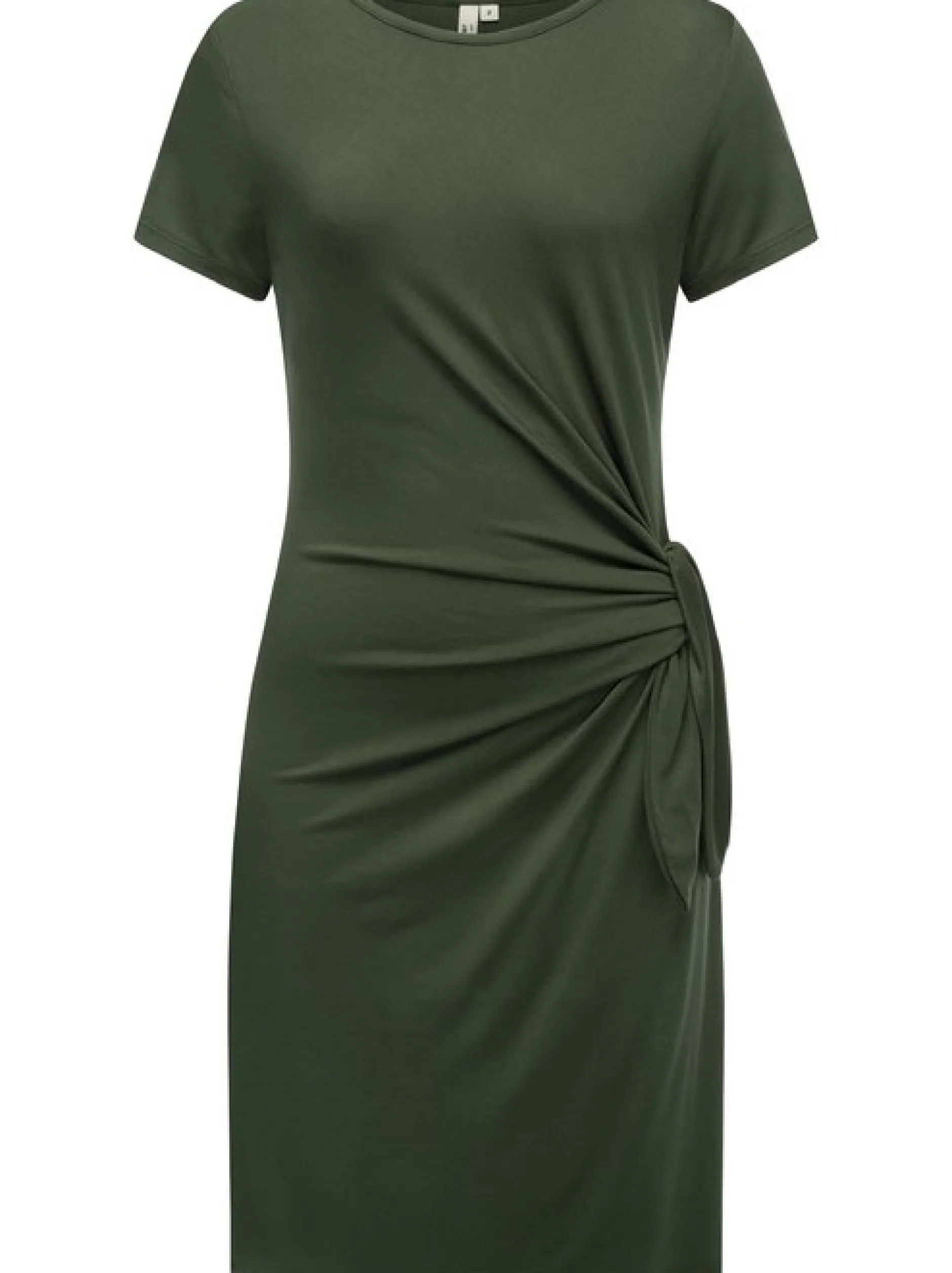Ragwear Damen Shirtkleid - Knotta in oliv - Länge: kurz