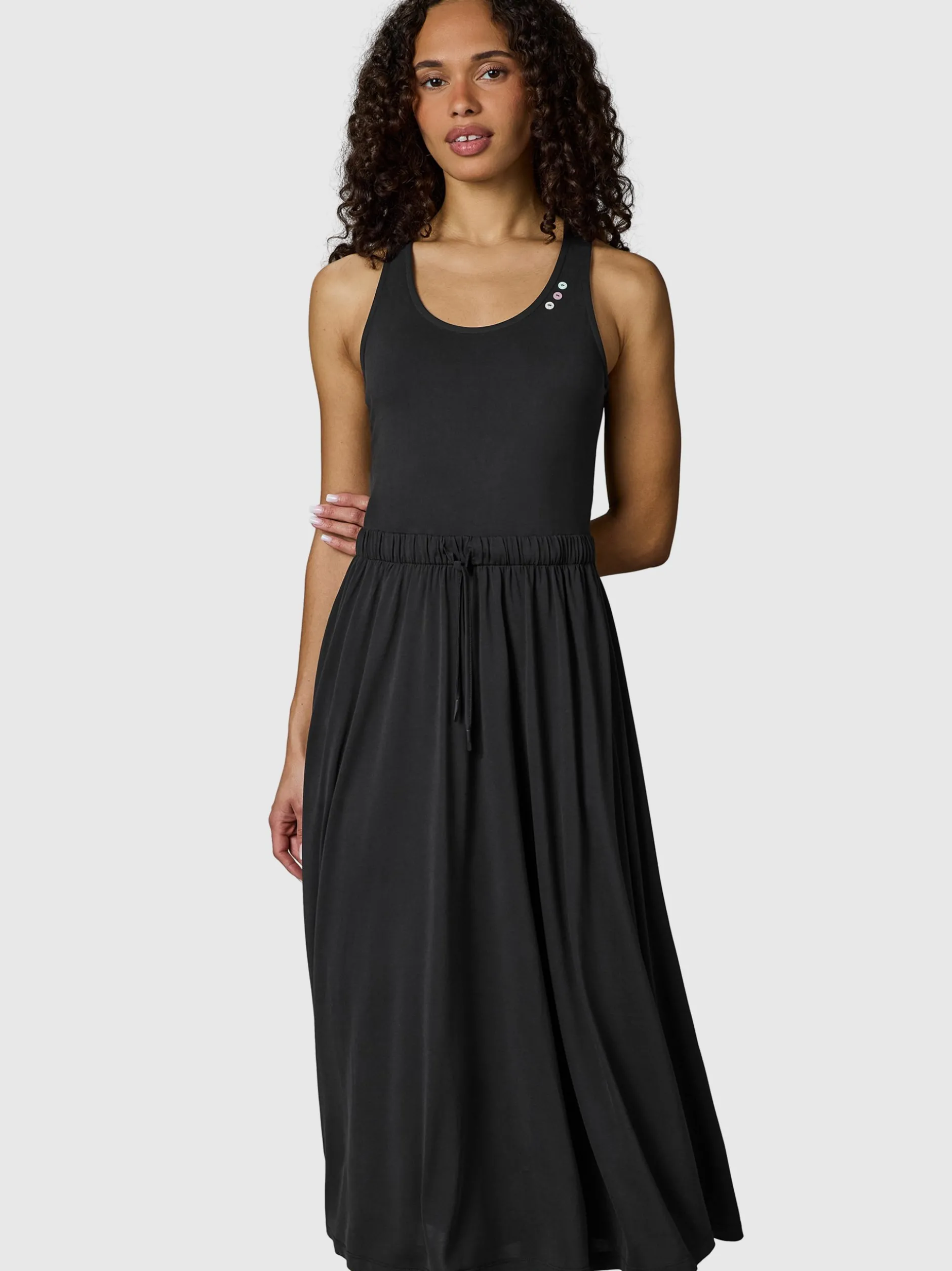 Ragwear Damen Shirtkleid - Mauglia YOUMODO in schwarz
