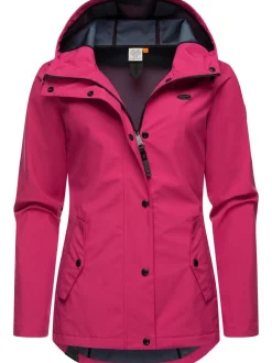 Ragwear Damen Softshelljacke - Margge Shell in pink