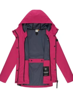Ragwear Damen Softshelljacke - Margge Shell in pink
