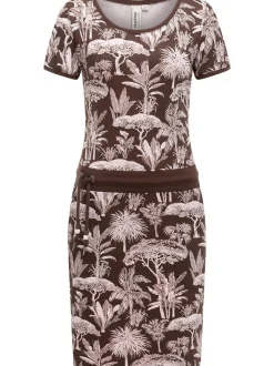Ragwear Damen Sommerkleid - Baomi Tropic YOUMODO in schoko