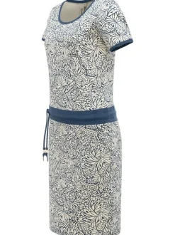 Ragwear Damen Sommerkleid - Baomi Zoo YOUMODO in blau beige