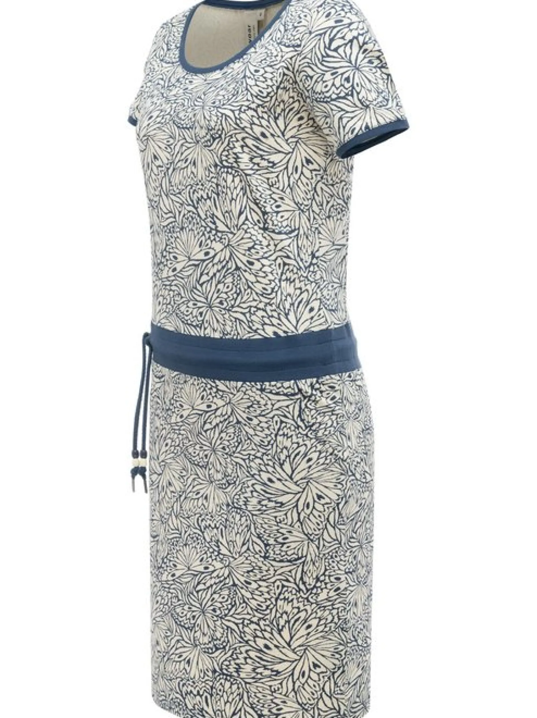 Ragwear Damen Sommerkleid - Baomi Zoo YOUMODO in blau beige