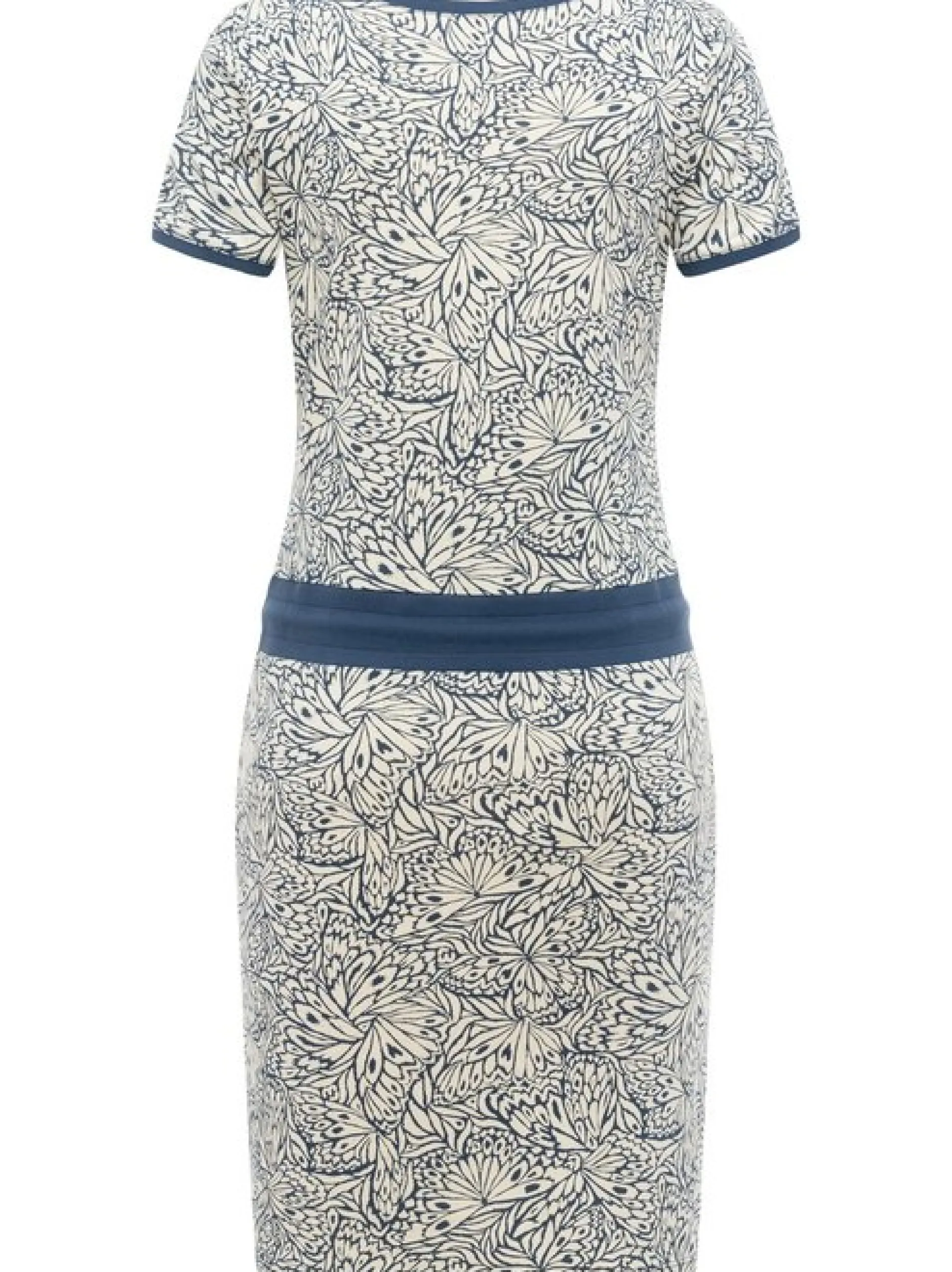 Ragwear Damen Sommerkleid - Baomi Zoo YOUMODO in blau beige