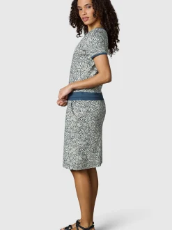 Ragwear Damen Sommerkleid - Baomi Zoo YOUMODO in blau beige