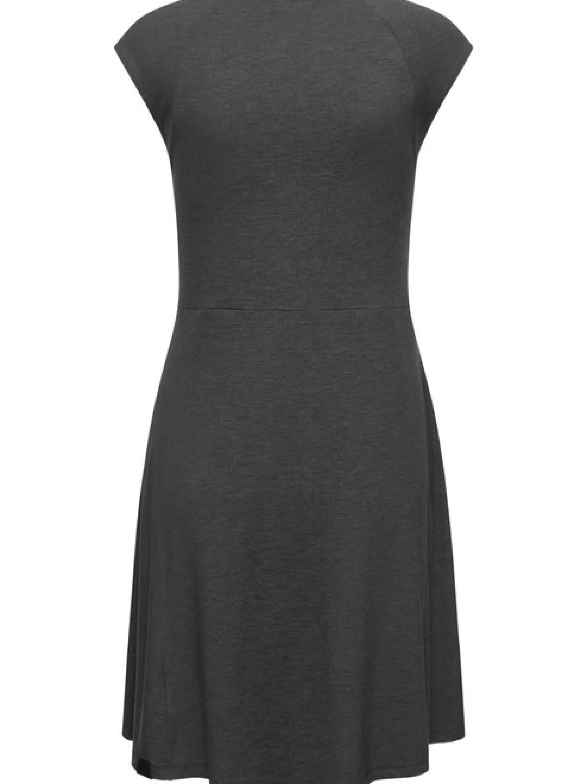 Ragwear Damen Sommerkleid - Comfrey Solid in schwarz