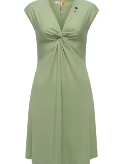 Ragwear Damen Sommerkleid - Comfrey Solid in grün