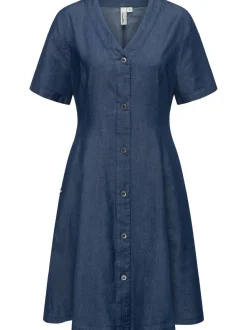 Ragwear Damen Sommerkleid - Kveeda Denim in blau