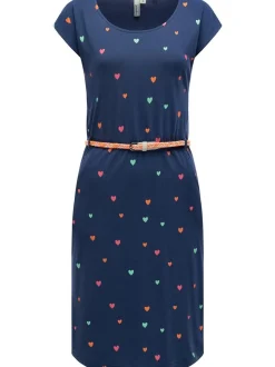 Ragwear Damen Sommerkleid - Lilithe Hearts YOUMODO in marine