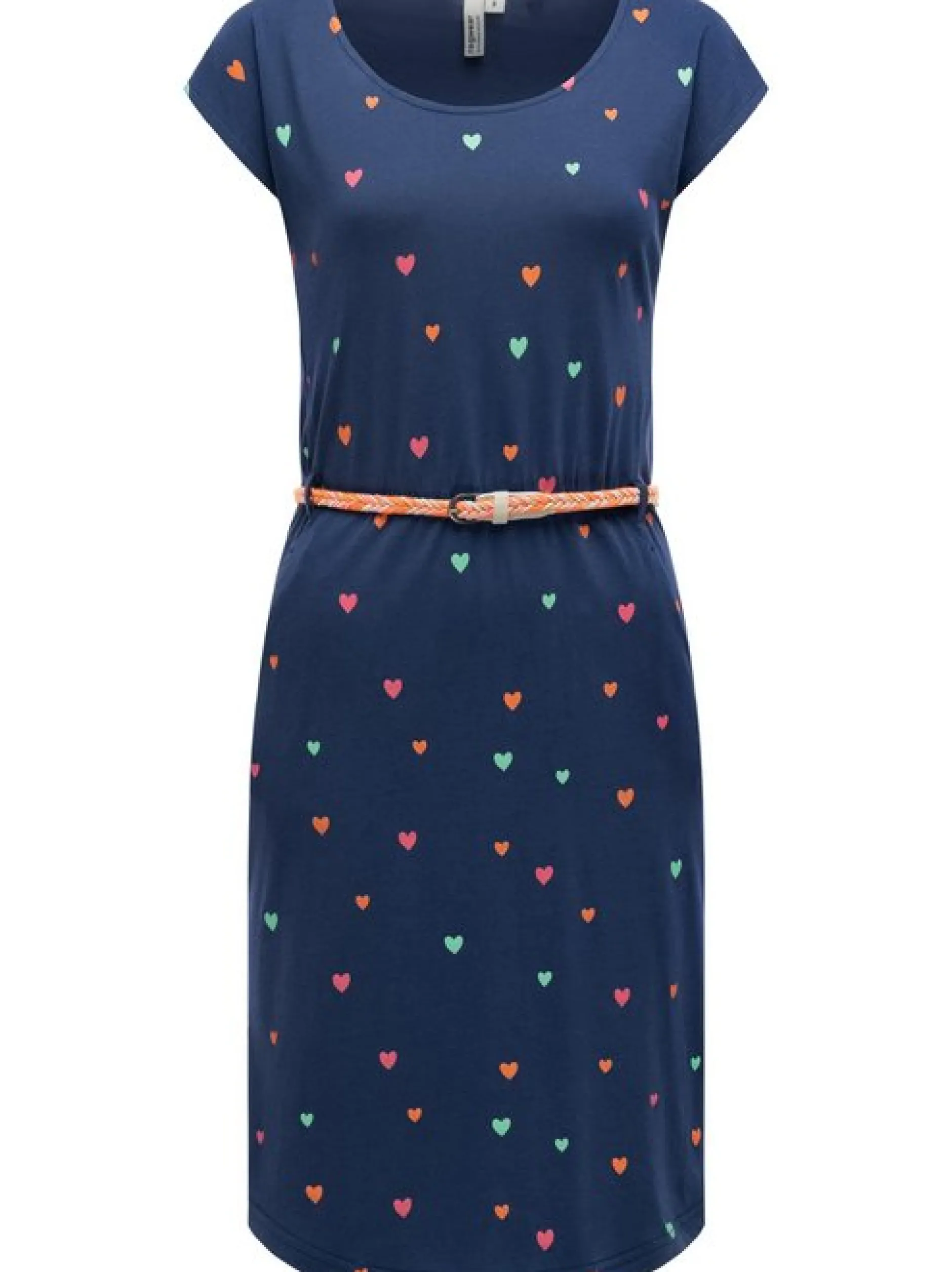 Ragwear Damen Sommerkleid - Lilithe Hearts YOUMODO in marine