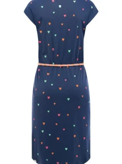 Ragwear Damen Sommerkleid - Lilithe Hearts YOUMODO in marine