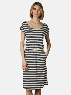 Ragwear Damen Sommerkleid - Lilithe YOUMODO in marine beige