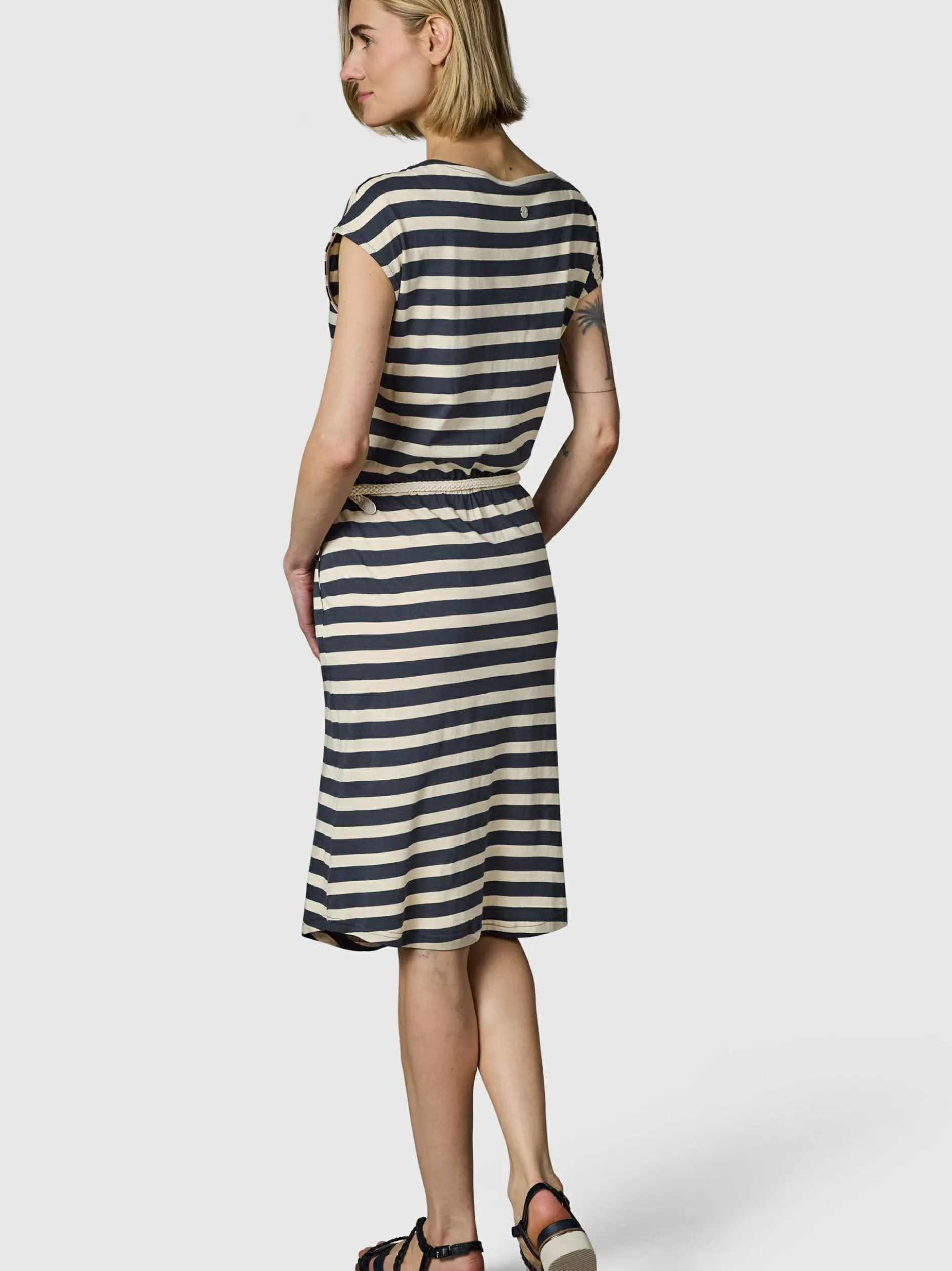 Ragwear Damen Sommerkleid - Lilithe YOUMODO in marine beige