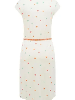 Ragwear Damen Sommerkleid - Lilithe Hearts YOUMODO in weiß