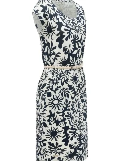 Ragwear Damen Sommerkleid - Lilithe YOUMODO in marine ecru