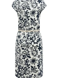 Ragwear Damen Sommerkleid - Lilithe YOUMODO in marine ecru