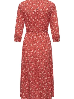 Ragwear Damen Sommerkleid - Meve in himbeer