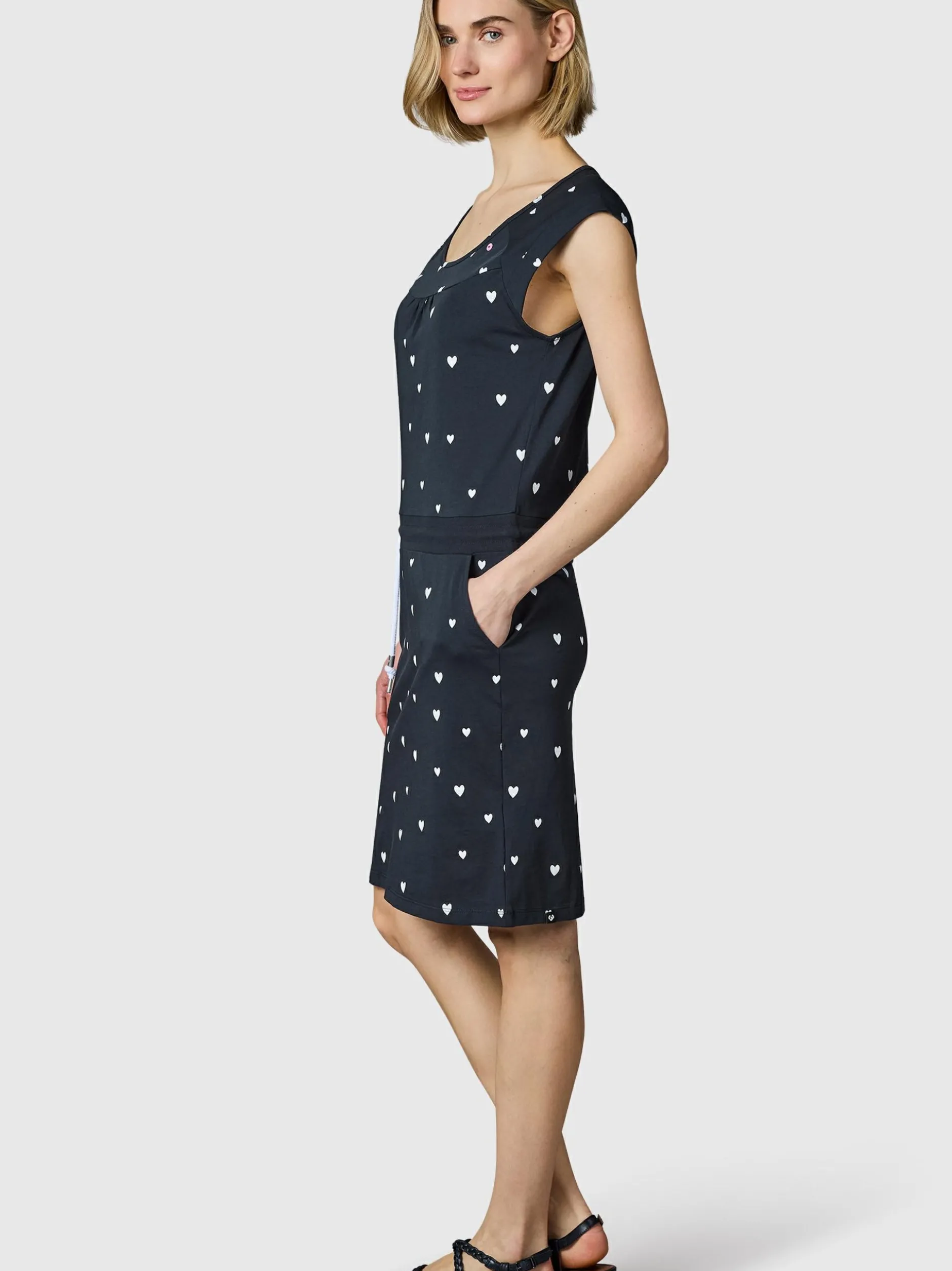 Ragwear Damen Sommerkleid - Penelope Hearts YOUMODO in marine