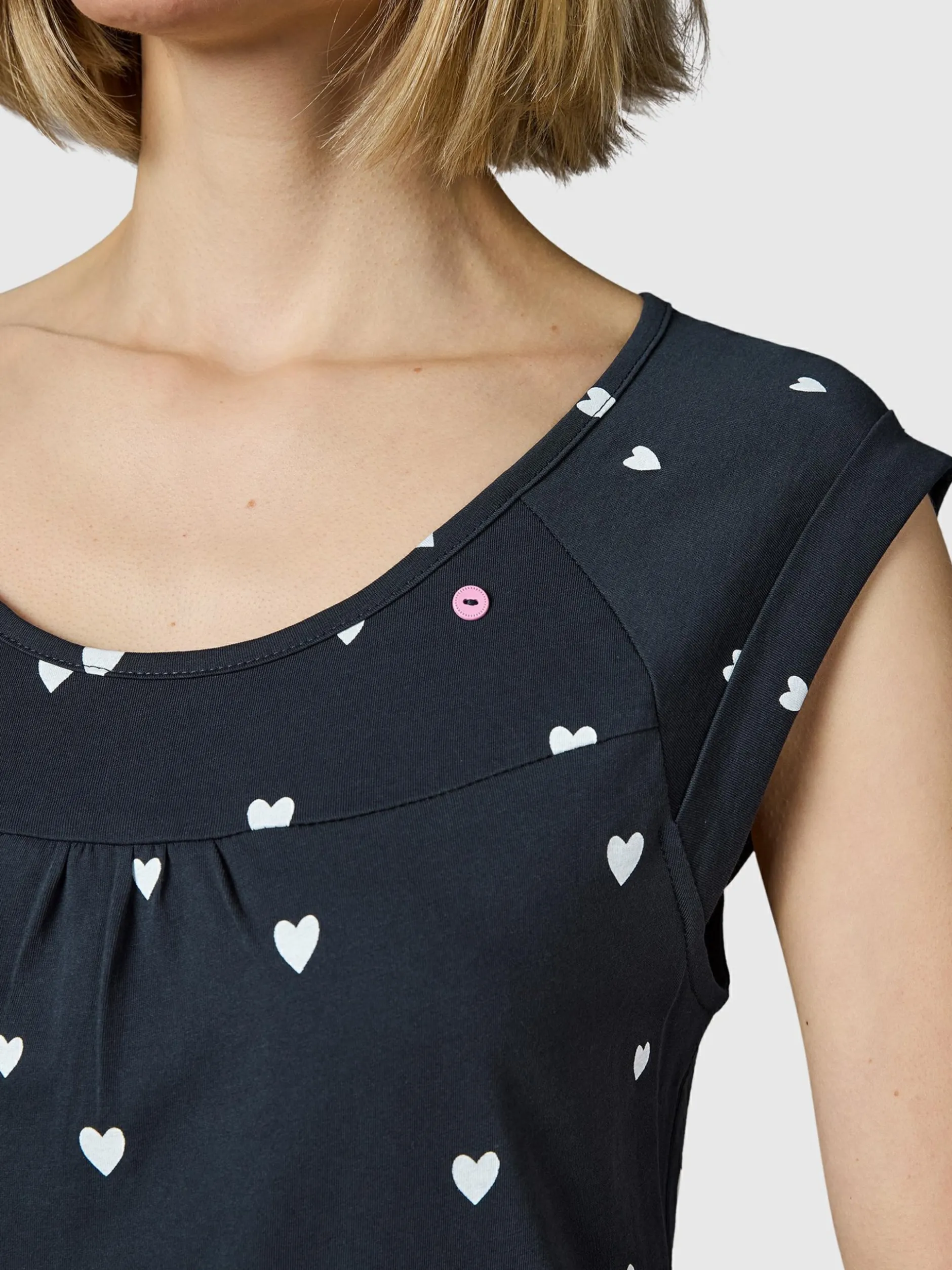 Ragwear Damen Sommerkleid - Penelope Hearts YOUMODO in marine