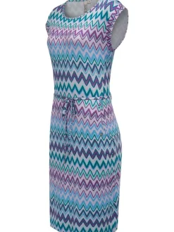 Ragwear Damen Sommerkleid - Taggien Print in flieder