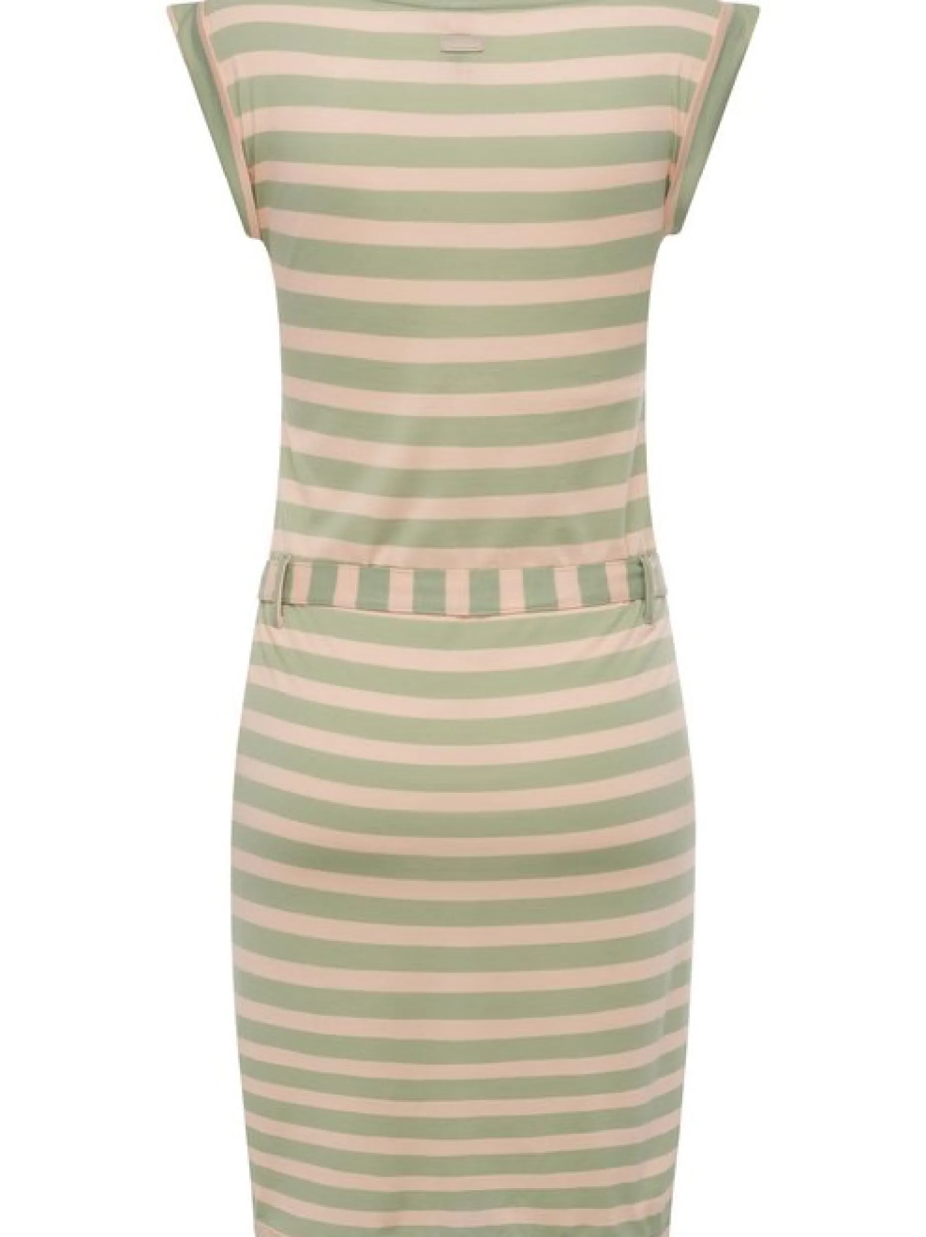 Ragwear Damen Sommerkleid - Tagg Stripes in grün