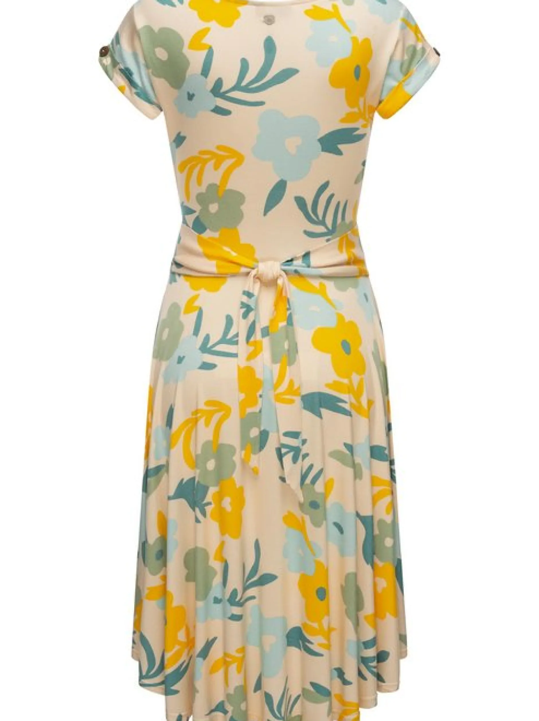 Ragwear Damen Sommerkleid - Yvone Flowers in beige