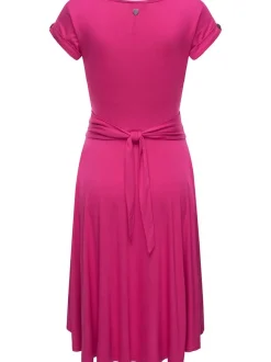Ragwear Damen Sommerkleid - Yvone Solid in pink