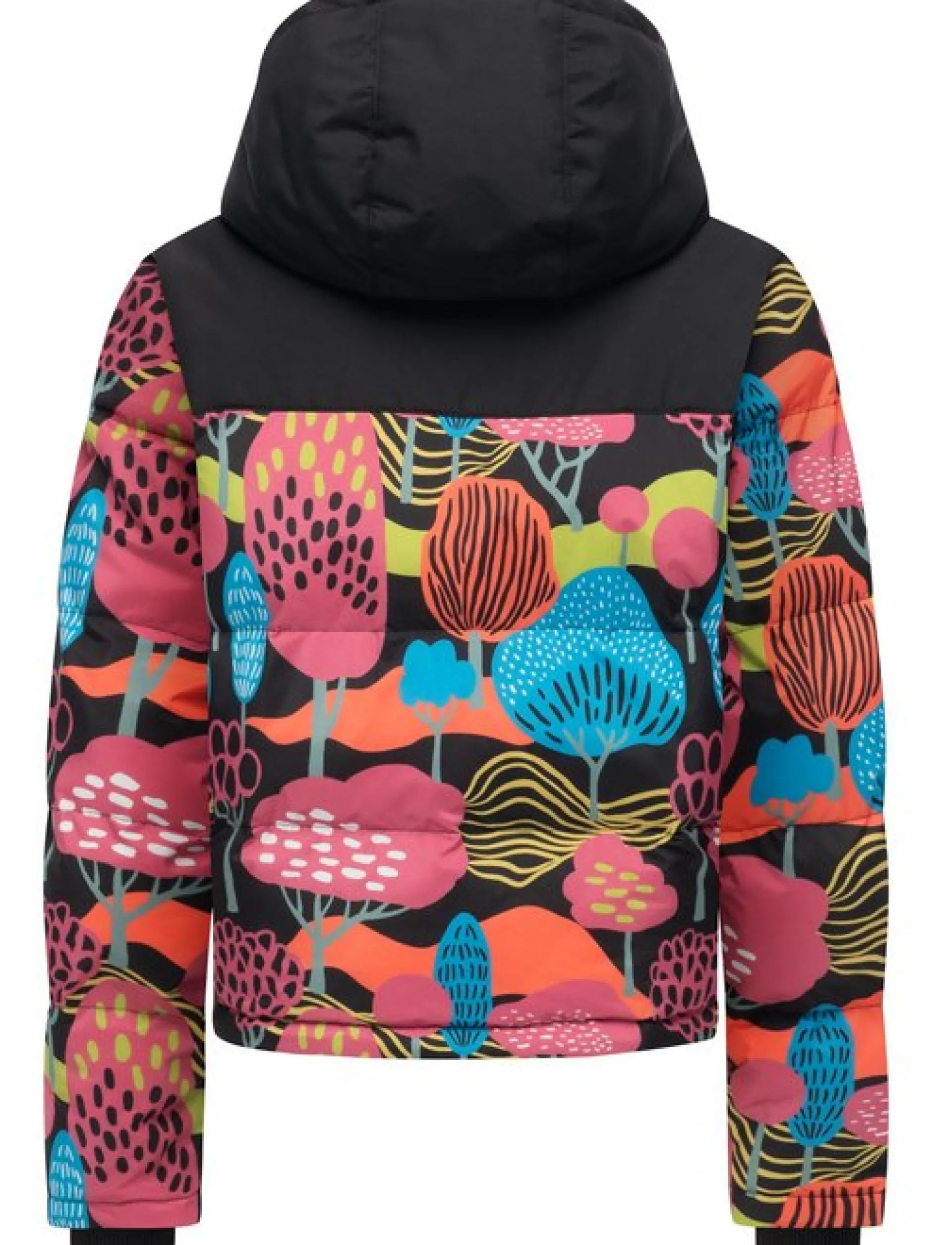 Ragwear Damen Steppjacke - Amazze Print in mehrfarbig