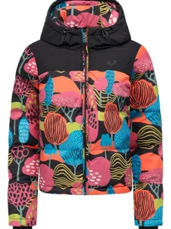 Ragwear Damen Steppjacke - Amazze Print in mehrfarbig