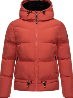 Ragwear Damen Steppjacke - Briony in rot