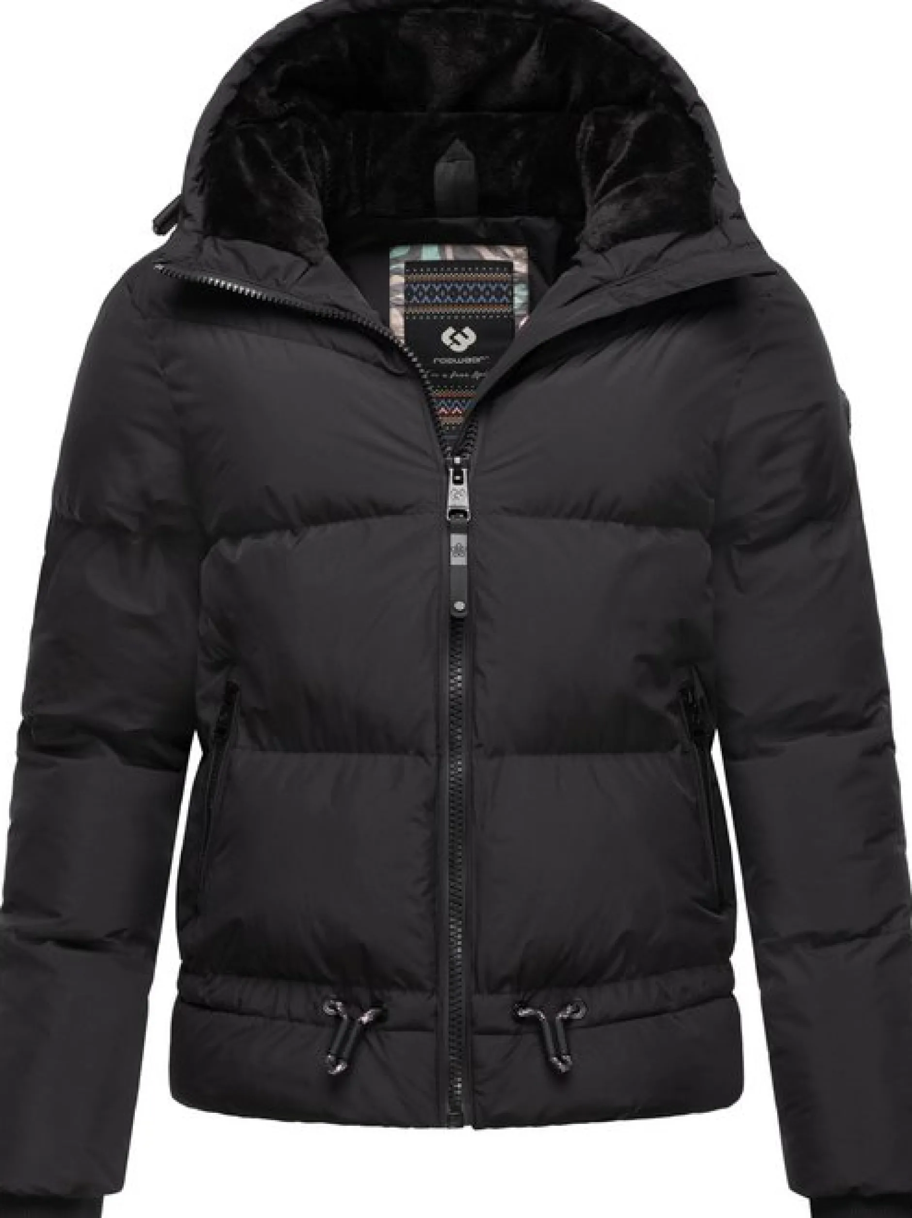 Ragwear Damen Steppjacke - Briony in schwarz