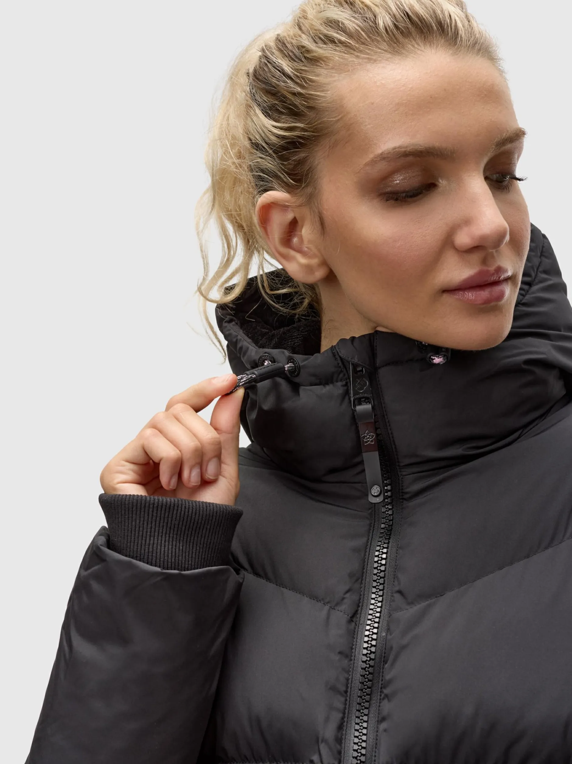 Ragwear Damen Steppjacke - Briony in schwarz
