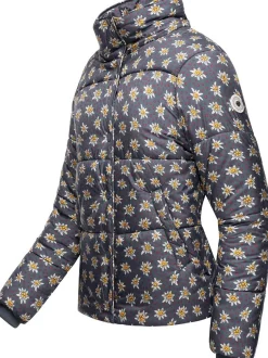 Ragwear Damen Steppjacke - Relive Remake in blau