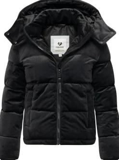 Ragwear Damen Steppjacke - Roobie Velvet YOUMODO in schwarz