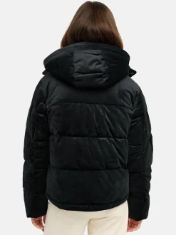 Ragwear Damen Steppjacke - Roobie Velvet YOUMODO in schwarz