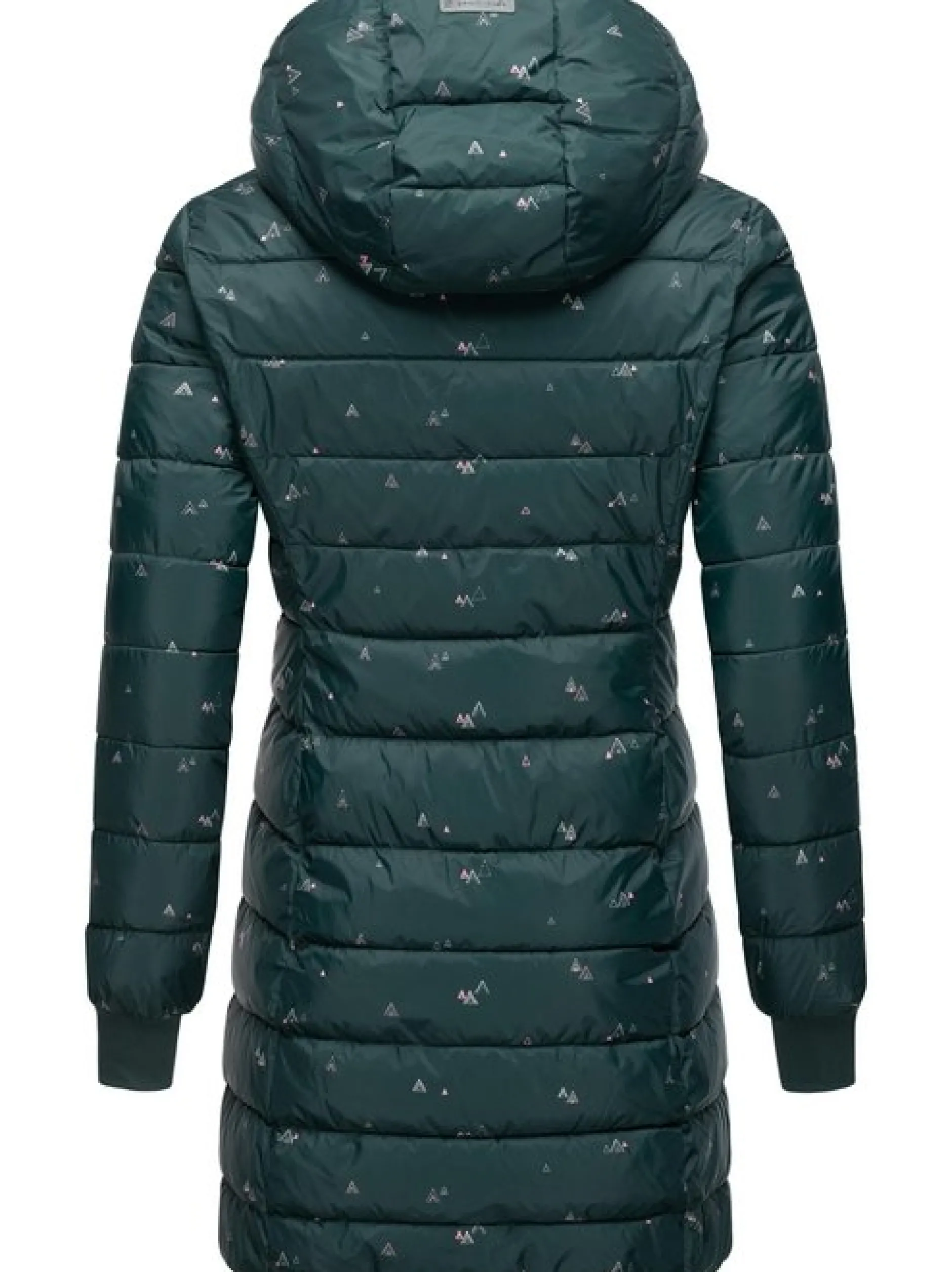 Ragwear Damen Steppjacke - Tiasa Long in petrol