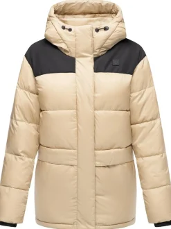 Ragwear Damen Steppjacke - Wikesh in beige