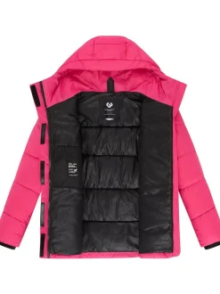 Ragwear Damen Steppjacke - Wikesh in fuchsia