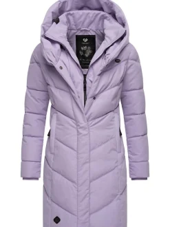 Ragwear Damen Steppmantel - Natalka in lila