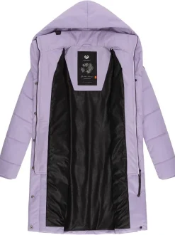 Ragwear Damen Steppmantel - Natalka in lila