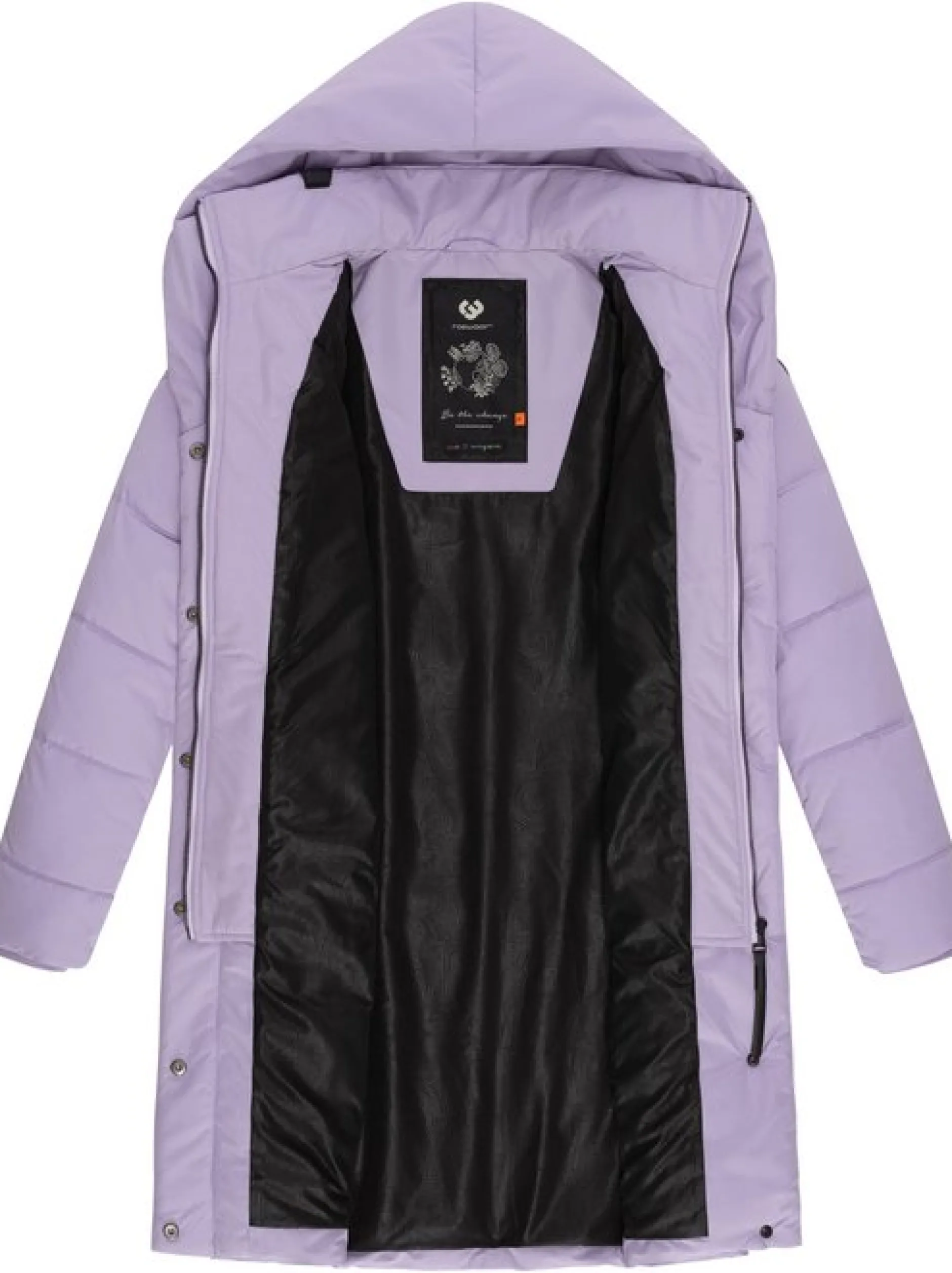 Ragwear Damen Steppmantel - Natalka in lila