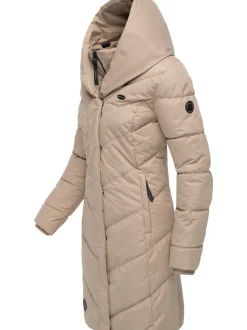 Ragwear Damen Steppmantel - Natalka in taupe