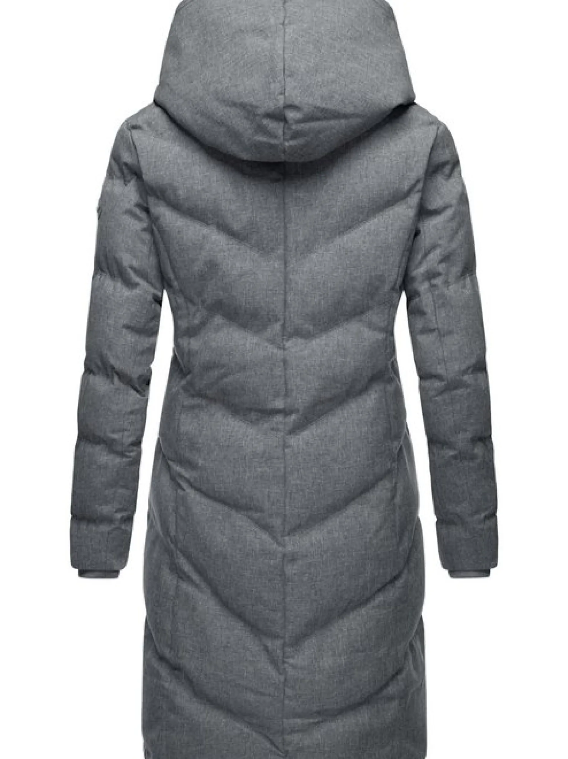 Ragwear Damen Steppmantel - Natalka in grau