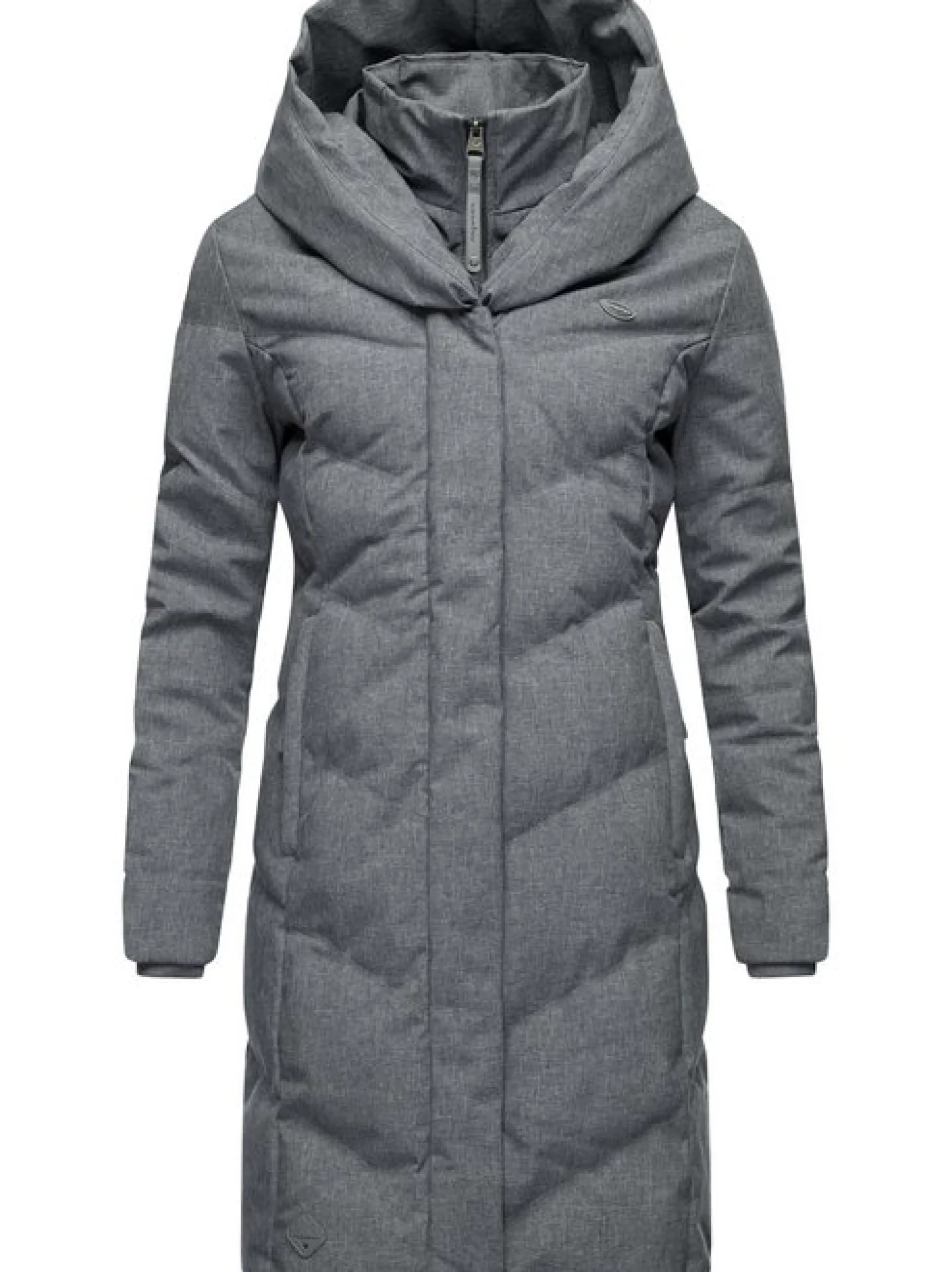 Ragwear Damen Steppmantel - Natalka in grau